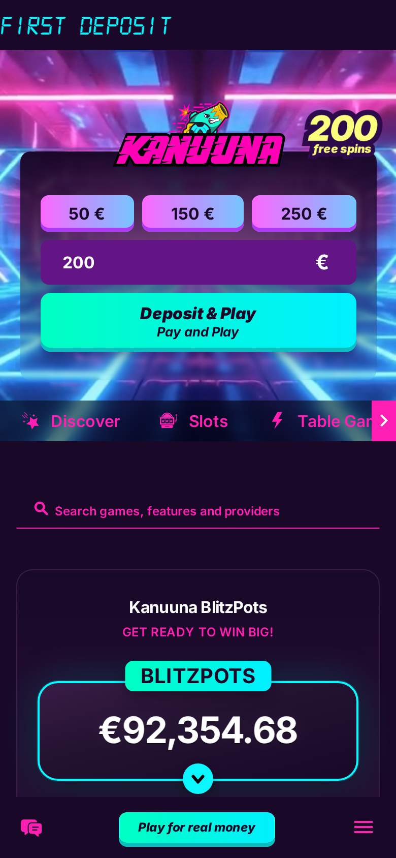 Kanuuna — avaleht